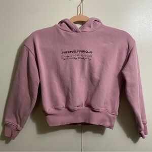 Zara The Lovely Fun Club Pink Hoodie